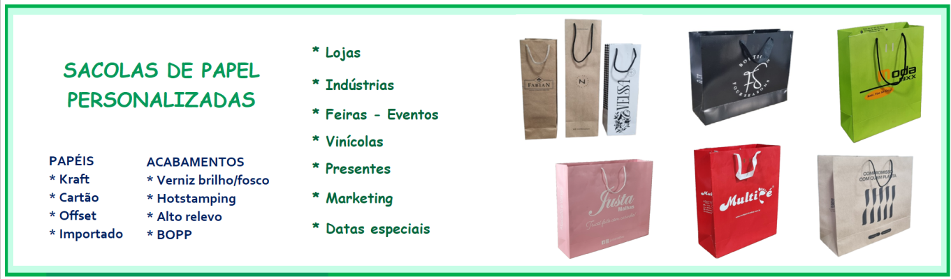 Banner Sacolas de Papel Verde Sombra - 2026